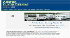Desktop Screenshot of abetterguttercleaning.com