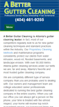 Mobile Screenshot of abetterguttercleaning.com